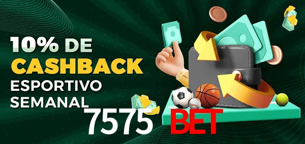10% de bônus de cashback na 7575 Bet