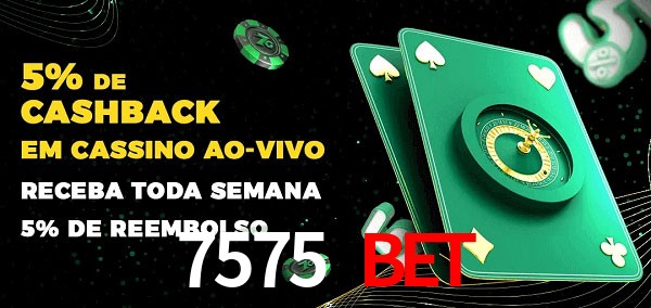 Promoções do cassino ao Vivo 7575 Bet
